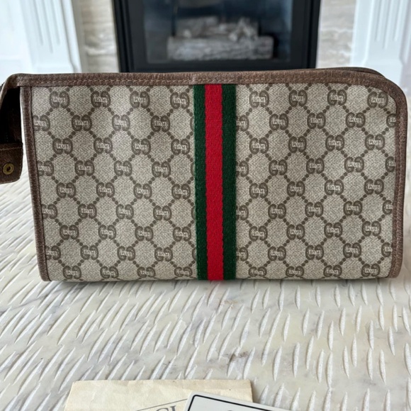 Authentic Gucci GG Plus Pouch - Picture 7 of 11